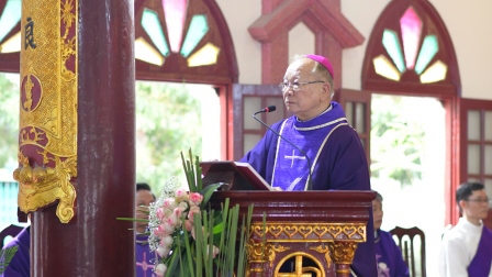 Bài giảng của Đức cha Antôn Vũ Huy Chương trong Thánh lễ an táng cha cố Giuse Nguyễn Đình Dậu