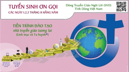 Dòng Truyền Giáo Ngôi Lời - Tỉnh Dòng Việt Nam: Thông báo tuyển sinh ơn gọi năm 2021