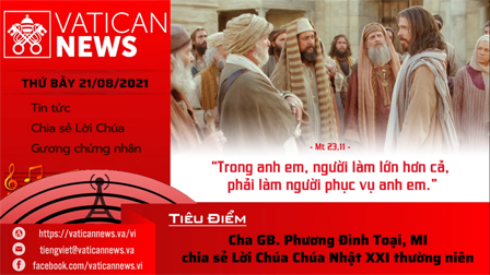 Radio thứ Bảy 21/08/2021 - Vatican News Tiếng Việt