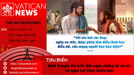 Radio thứ Hai 06.09.2021 - Vatican News Tiếng Việt