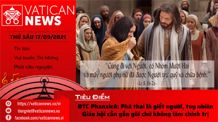 Radio thứ Sáu 17.09.2021 - Vatican News Tiếng Việt