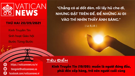 Radio thứ Hai 20.09.2021 - Vatican News Tiếng Việt