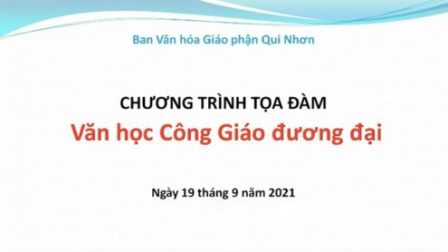 Tọa đàm về văn học Công giáo đương đại