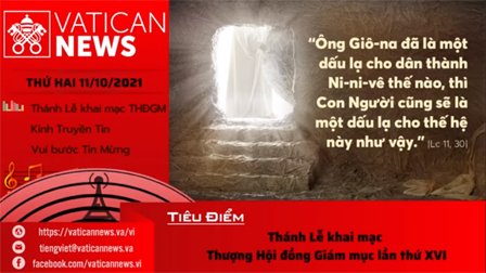 Radio thứ Hai 11.10.2021 - Vatican News Tiếng Việt