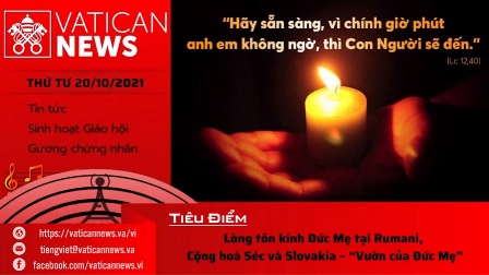 Radio Thứ Tư 20.10.2021 - Vatican News Tiếng Việt