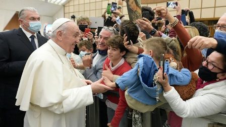 ĐTC Phanxicô với các tín hữu tại buổi tiếp kiến chung 20/10/2021 (Vatican Media)