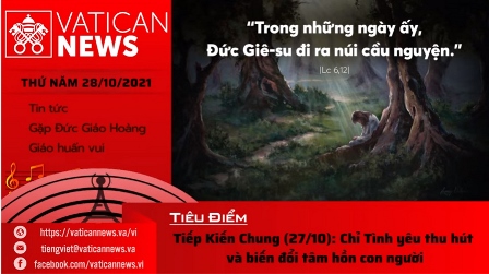 Radio thứ Năm 28.10.2021 - Vatican News Tiếng Việt