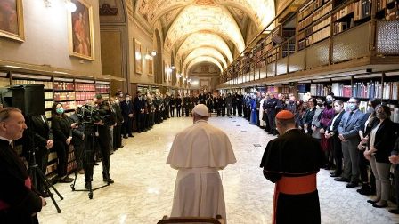 ĐTC Phanxicô tại lễ khánh thành phòng triển lãm (Vatican Media)