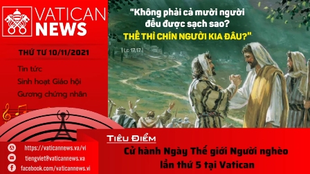 Radio thứ Tư 10.11.2021 - Vatican News Tiếng Việt