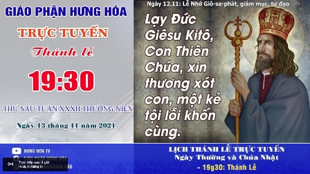 Trực tuyến Thánh lễ ngày 11.11.2021: Thánh Martinô, Giám mục - Lễ nhớ