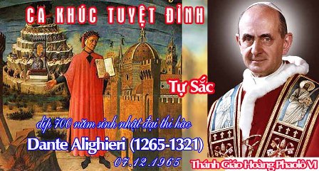 Tự Sắc “Ca khúc tuyệt đỉnh - Altissimi Cantus” kỉ niệm 700 năm sinh nhật đại thi hào Dante Alighieri (1265-1321)