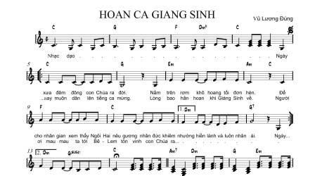 Bài hát: Hoan ca Giáng Sinh - Vũ Lương Đúng