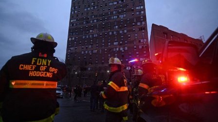 Cháy chung cư ở New York (AFP or licensors)
