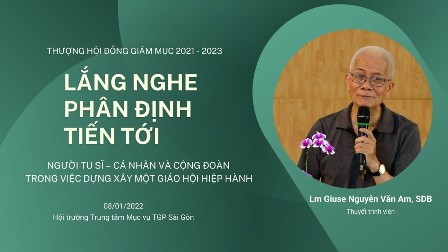 Bài nói chuyện với anh chị em giáo dân về Giáo hội Hiệp Hành