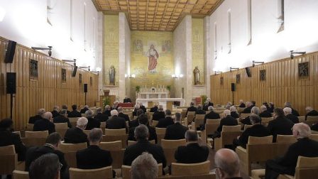 Trung tâm tĩnh tâm Nhà Thầy Chí Thánh ở Ariccia (Vatican Media)