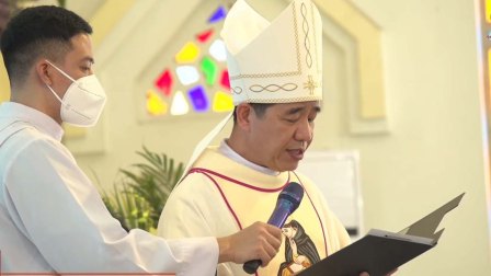 Tâm tình tri ân của Đức Tân Giám mục Đaminh Hoàng Minh Tiến trong Thánh lễ truyền chức ngày 14.02.2022