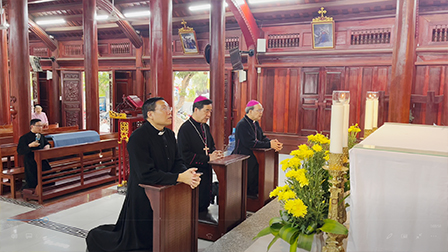 Giáo xứ Hoàng Xá đón cha tân quản xứ Antôn Vũ Thái San, ngày 29.06.2022