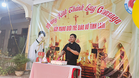 Giới trẻ giáo xứ Tình Lam mừng lễ quan thầy thánh Luy Gonzaga, ngày 30.06.2022