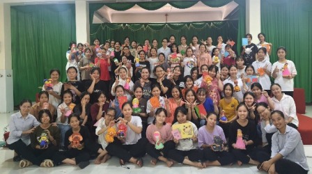 Kết thúc khóa học hè 2022 của các em nữ sinh tại Hội Dòng Mến Thánh Giá Hưng Hóa