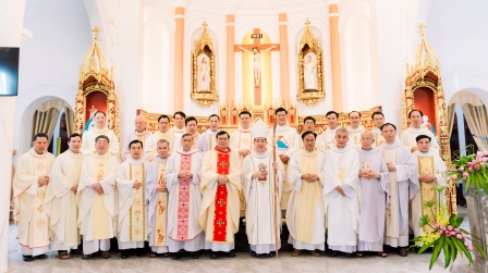 Thánh lễ nhận nhiệm sở của cha Giuse Nguyễn Văn Yêm tại giáo xứ Trù Mật