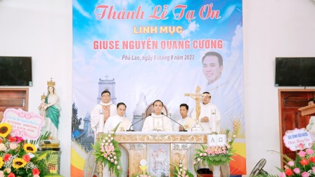 Thánh lễ tạ ơn linh mục Giuse Nguyễn Quang Cương tại giáo xứ Phù Lao