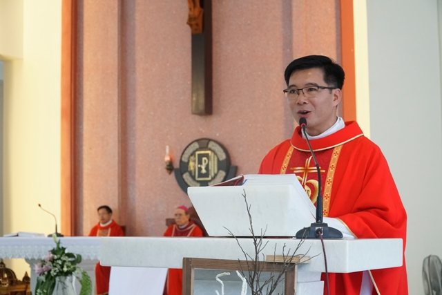 Cha Giuse Nguyễn Ngọc Bích chia sẻ trong Thánh lễ