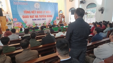 Giáo hạt Hà Tuyên Hùng: Tổng kết công tác mục vụ giáo lý năm 2022