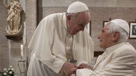 ĐTC Phanxicô thăm Đức nguyên Giáo hoàng Biển Đức XVI (28/11/2020) (Vatican Media)