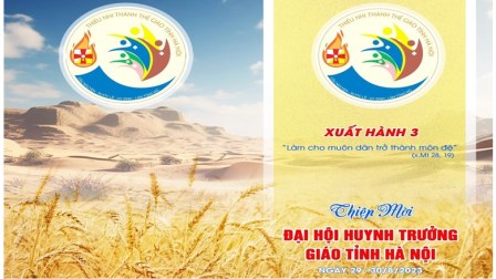Thiệp mời: Tham dự Đại hội Huynh trưởng Giáo tỉnh Hà Nội