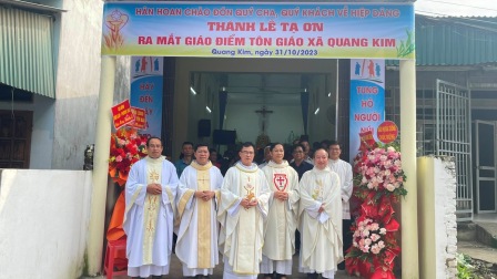 Thánh lễ tạ ơn và làm phép nhà nguyện Giáo điểm Quang Kim – Giáo xứ Lào Cai