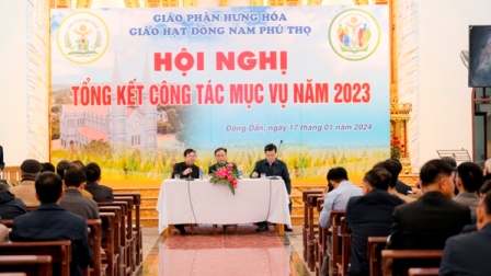 Giáo hạt Đông Nam Phú Thọ: Hội nghị tổng kết công tác mục vụ năm 2023