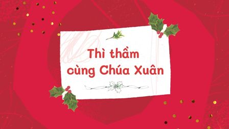 Thì thầm cùng Chúa Xuân