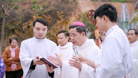 Thánh lễ làm phép nhà thờ Giáo họ Thượng Hà – Giáo xứ Bảo Yên