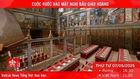 Trực Tiếp Cuộc Rước Vào Mật Viện Bầu Giáo Hoàng (7/5)