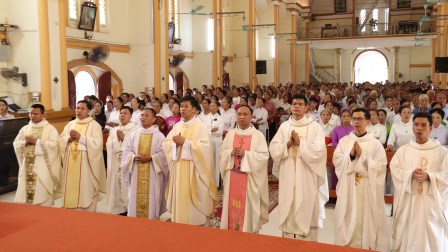 Giáo Hạt Tây Bắc Phú Thọ: Gần 500 Đoàn Viên Huynh Đoàn Đaminh Hành Hương Năm Thánh Tại Nhà Thờ Yên Tập