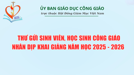 Thư Gửi Sinh Viên, Học Sinh Công Giáo Nhân Dịp Khai Giảng Năm Học 2025 - 2026