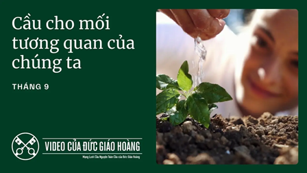 Ý Cầu Nguyện Của Đức Thánh Cha Tháng 9/2025: Cầu Nguyện Cho Mối Tương Quan Của Chúng Ta Với Thế Giới Tạo Thành
