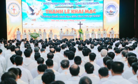 Khai mạc khóa thường huấn linh mục Giáo tỉnh Hà Nội năm 2025 tại Giáo phận Thanh Hóa