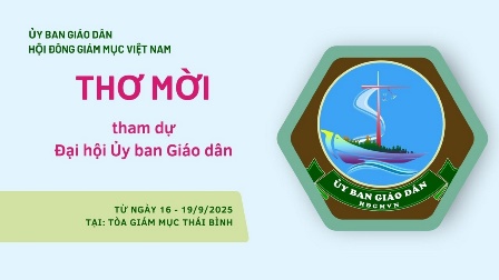 Thơ mời tham dự Đại hội Ủy ban Giáo dân năm 2025