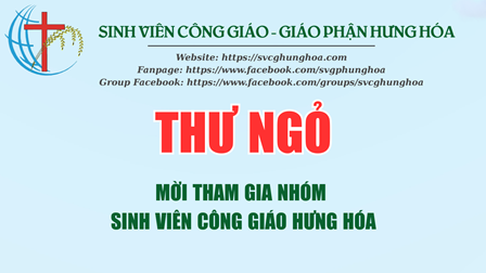 Thư Ngỏ Mời Tham Gia Nhóm Sinh Viên Công Giáo Hưng Hóa