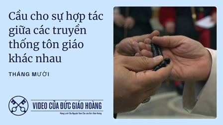 Ý Cầu Nguyện Của Đức Giáo Hoàng Tháng 10/2025: Cầu Nguyện Cho Sự Hợp Tác Giữa Các Truyền Thống Tôn Giáo Khác Nhau