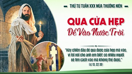 Suy niệm Tin mừng thứ Tư tuần XXX Thường niên (Lc 13,22-30)