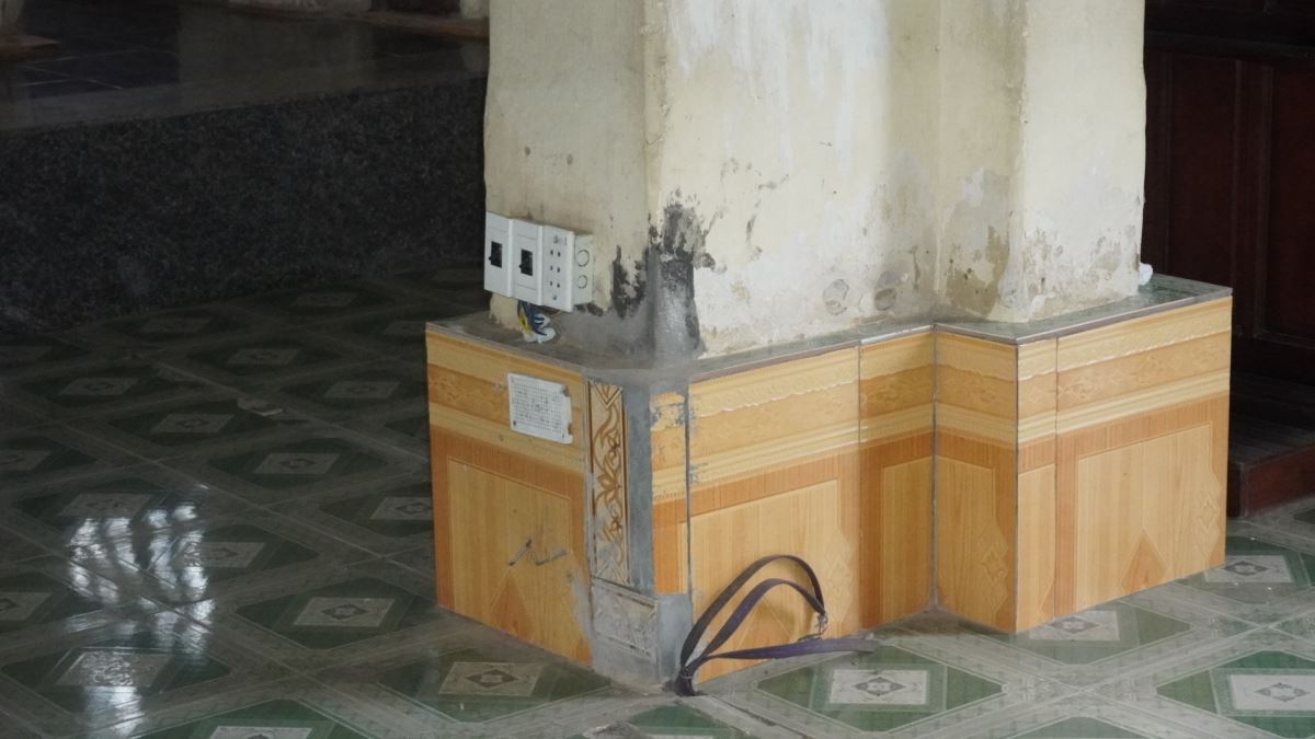 Nhà thờ trải qua nhiều lần trùng tu