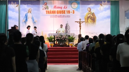 Chuẩn Xứ Ba Đông Mừng Lễ Quan Thầy Kính Thánh Giuse