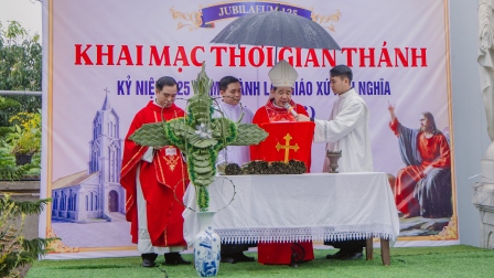 Thánh Lễ Lá Và Khai Mạc Thời Gian Thánh Tại Giáo Xứ Phú Nghĩa Năm 2026