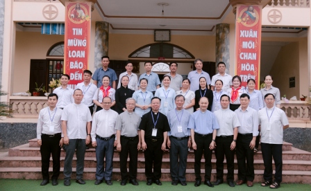 Giáo Xứ Yên Tập Đón Đoàn Tập Huấn Loan Báo Tin Mừng Giáo Tỉnh Hà Nội