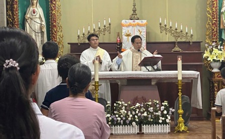 Giáo xứ Tuyên Quang: Tu sinh nam nữ mừng lễ quan thầy Thánh Gioan Tẩy Giả