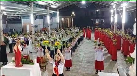 Giáo Xứ Sông Chảy Trang Trọng Cử Hành Dâng Hoa Kính Thánh Tâm Chúa Giêsu Và Thánh Lễ Vọng Kính Hai Thánh Tông Đồ Phêrô – Phaolô
