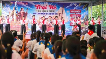 Liên xứ Đồng Đam – Cửu Tích tổ chức Trại Hè Thiếu Nhi Thánh Thể