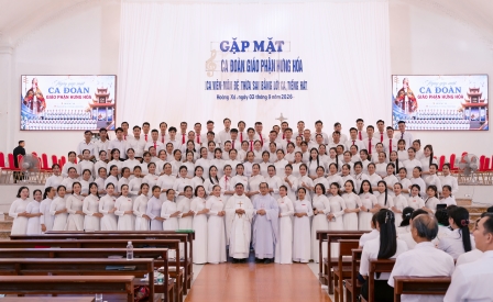 Ngày Gặp mặt Ca đoàn Giáo phận Hưng Hóa 2026: Ca viên – môn đệ thừa sai bằng lời ca, tiếng hát